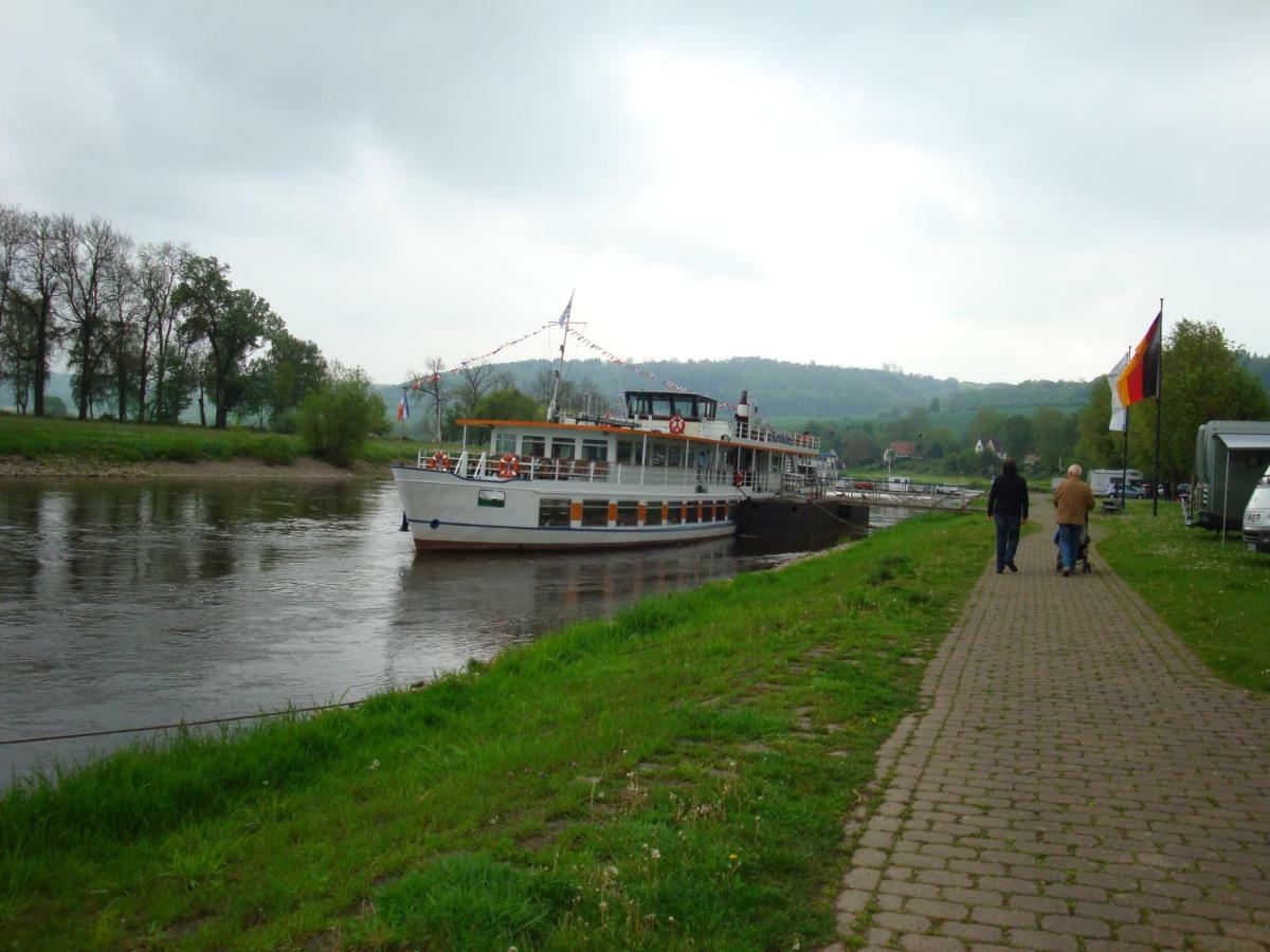 Ferienwohnung Mebes Polle Luaran gambar